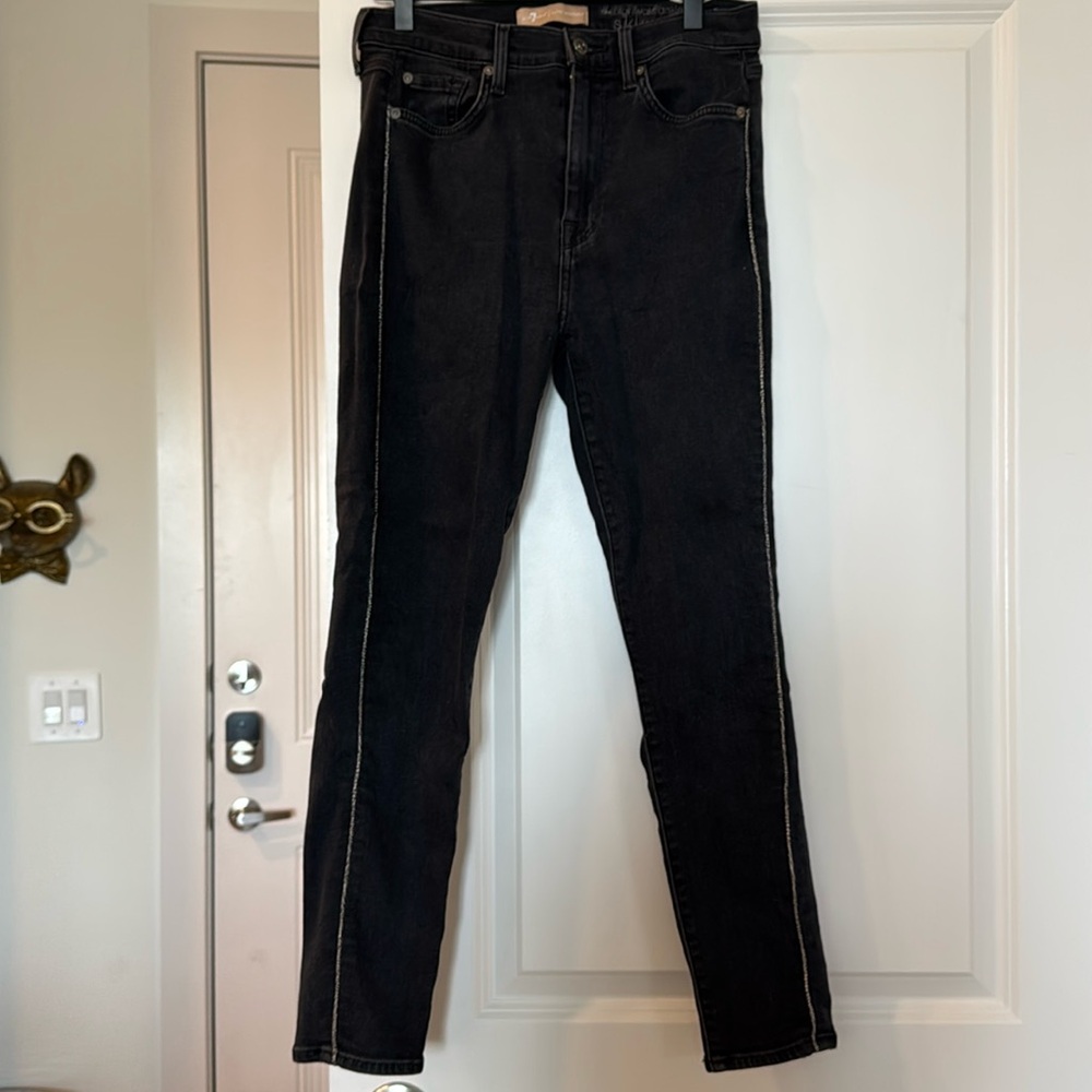 7 for all mankind black jeans